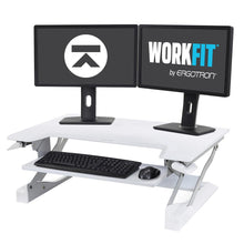 Load image into Gallery viewer, Workfit-T sit stand desktop station
