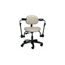 Load image into Gallery viewer, Posiflex chair with articulated elbow rest
