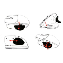 Load image into Gallery viewer, Unimouse multi-positions vertical mouse. wireless
